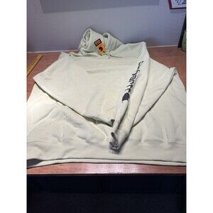 Carhartt Mens 2XL Lime Green Hooded Sweatshirt loose fit TS0288-M
